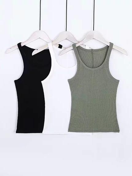 Fashion Solid Tank Tops