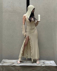 Fantasy Custodia Slit Maxi Dress