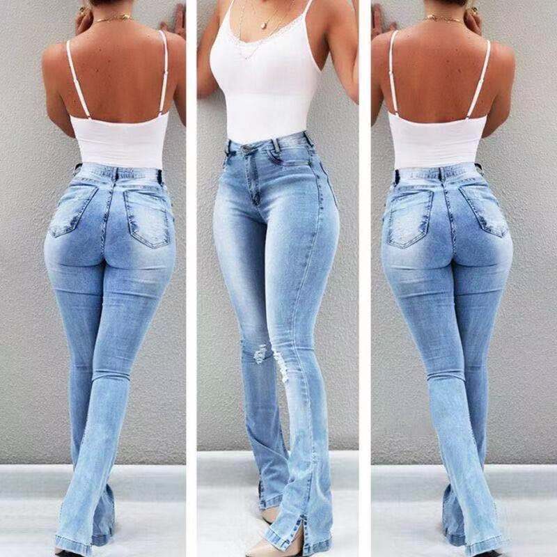 CityHottie - Spring Casual Baggy Jeans Women Fashion High Waist Jeans Mom Denim Trousers Overalls Oversize Boyfriend Pants Vintage