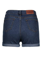 Gorgeous High Waist Cuffed Denim Shorts