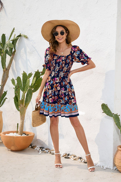 Zoe Summer Floral Mini Dress