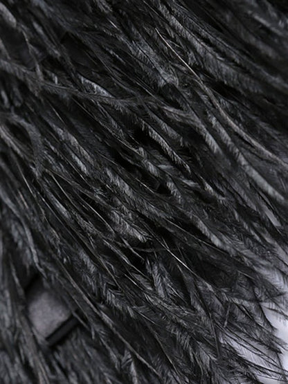 OPHELIE FEATHER BLAZER DRESS