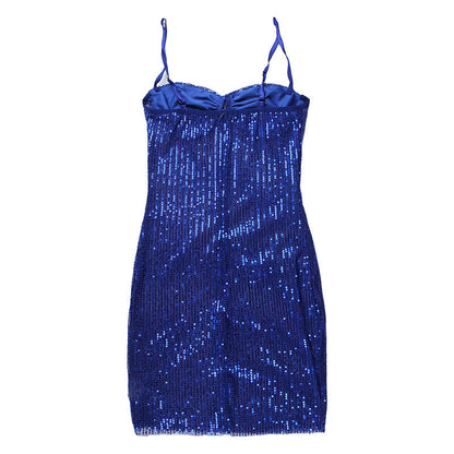 CityHottie Fashion Sequins Skinny Mini Dress