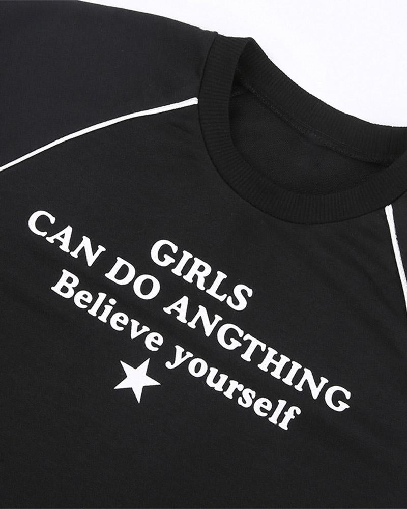 Girls Do Anything High Cut Out Top