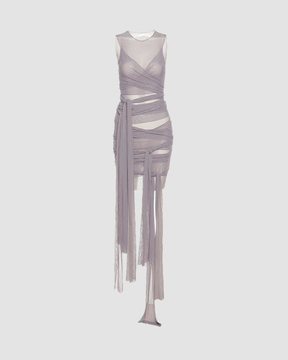 Earth Spirit Draped Dress