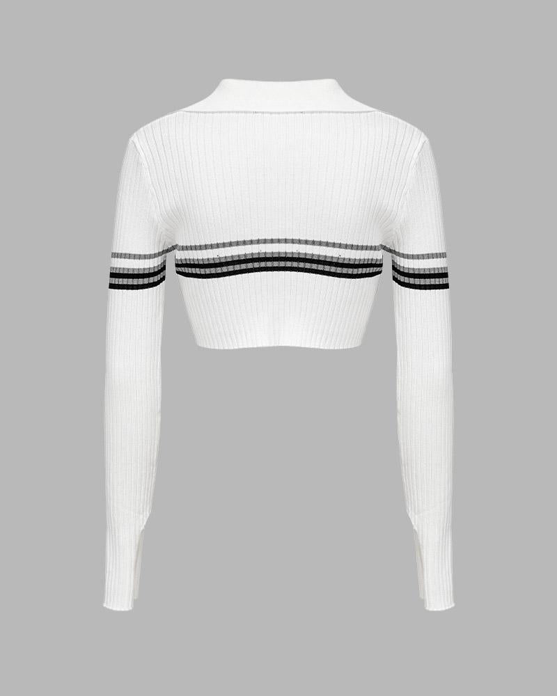 Opportune Ribbed Cropped Top