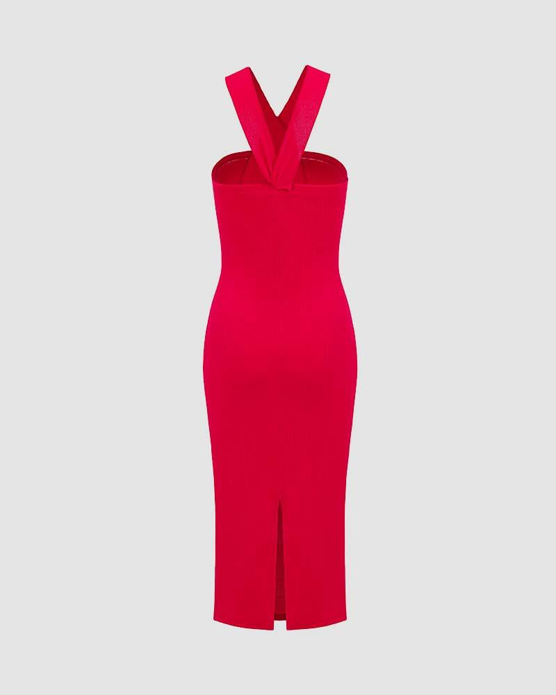 Rose Phoenix Tube Dress