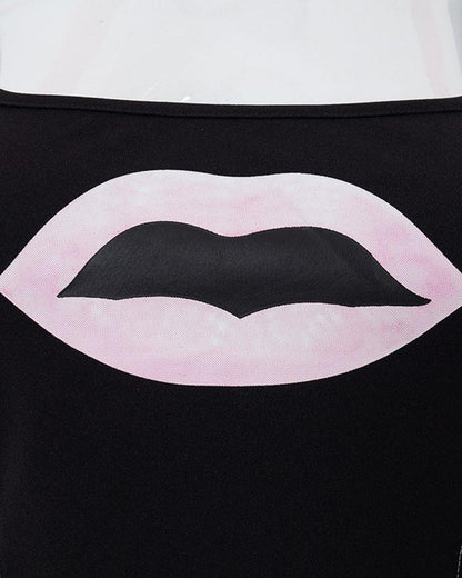 Lip Service Graphic Top