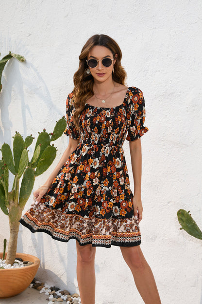 Zoe Summer Floral Mini Dress